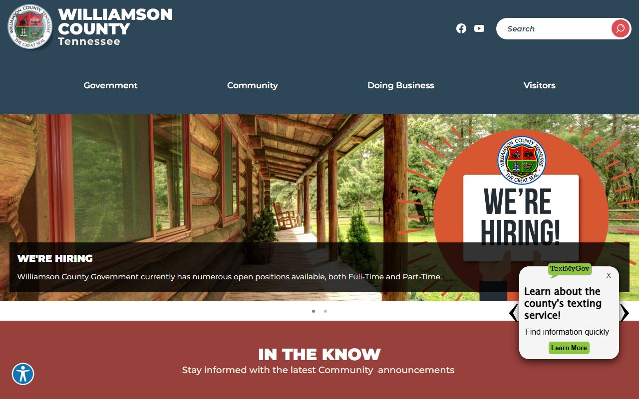 Franklin Court Docket records from Williamson County government