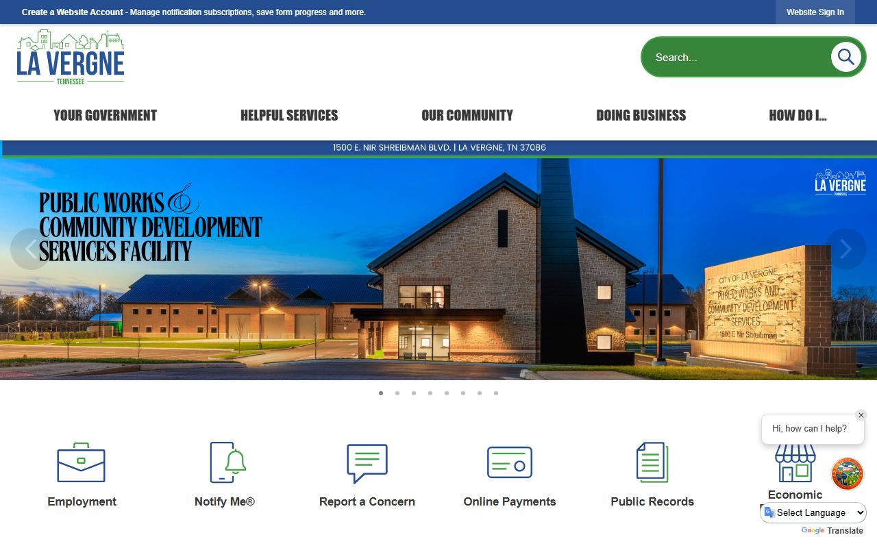 La Vergne Court Docket at La Vergne City Court