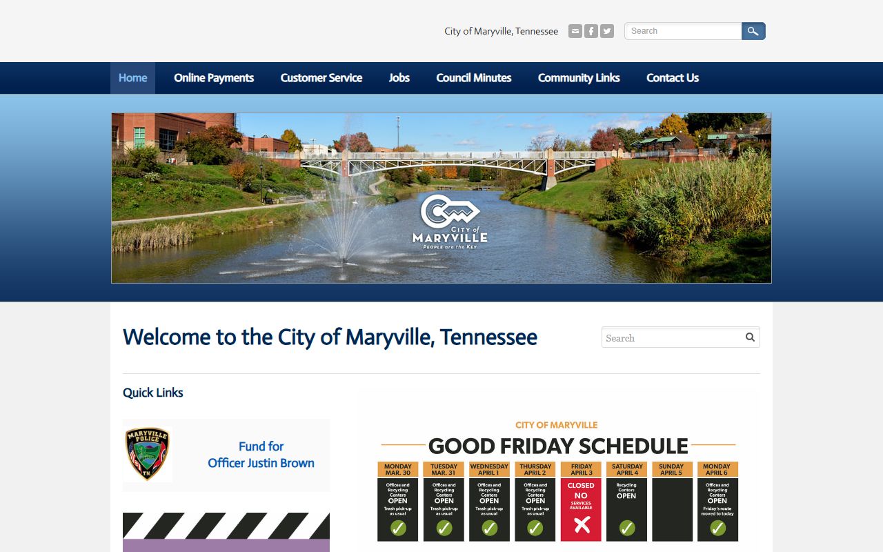 Maryville Court Docket municipal court records in Tennessee