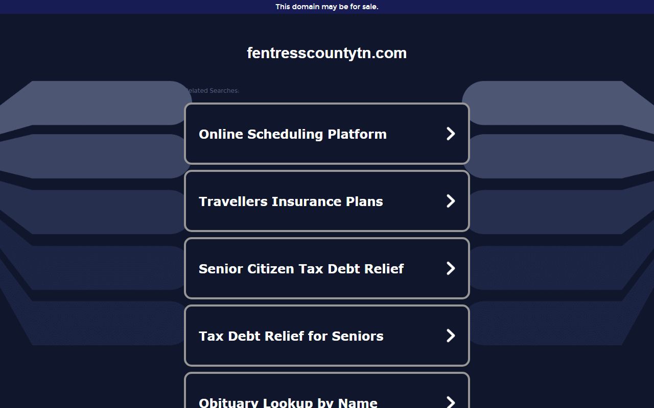 Fentress County Court Docket county government resource