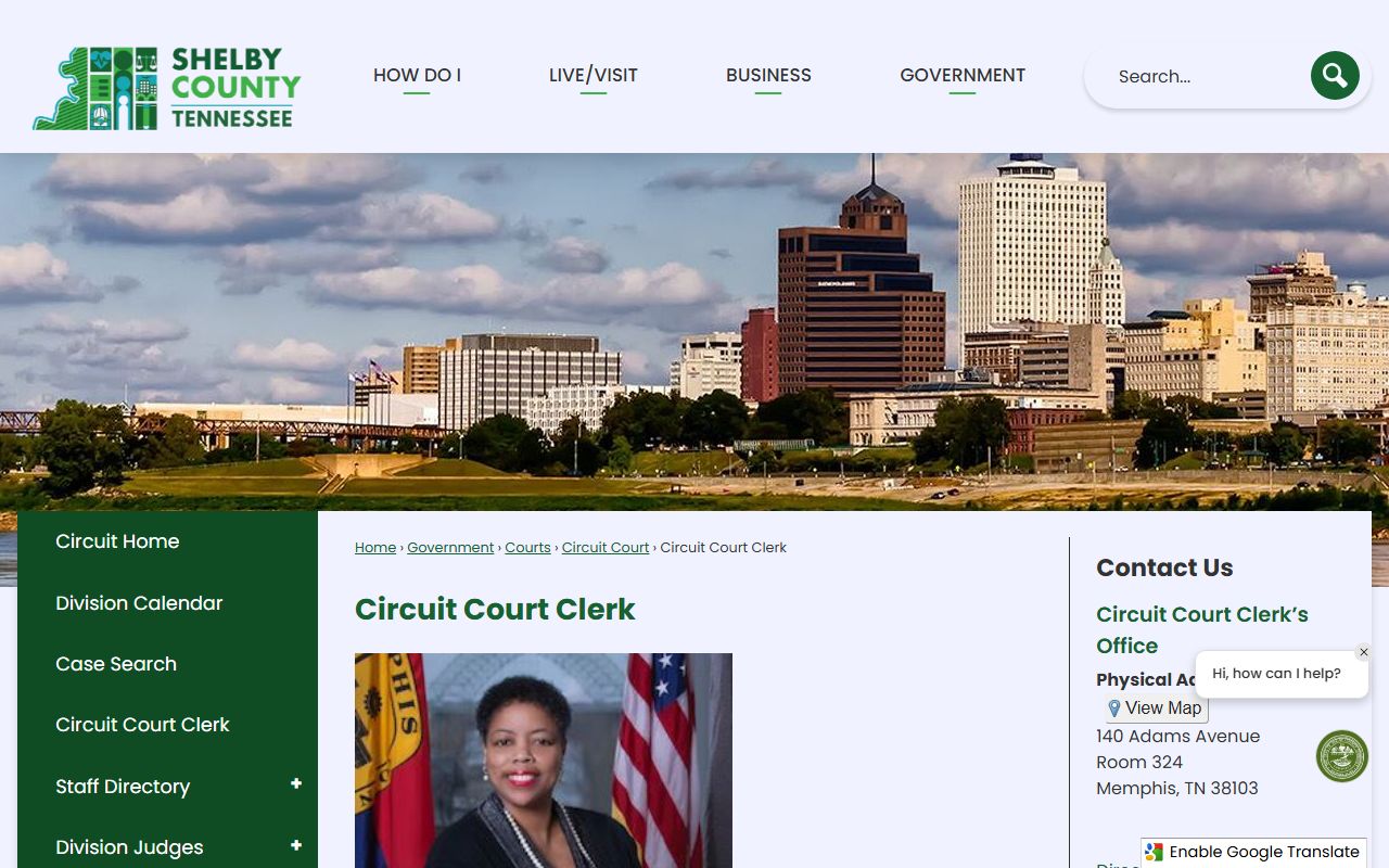 Shelby County Court Docket chancery court resource