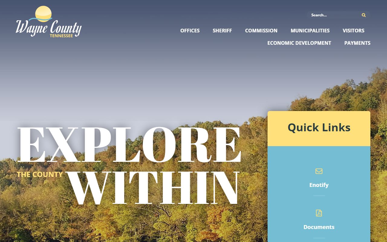 Wayne County Court Docket records from the county clerk source