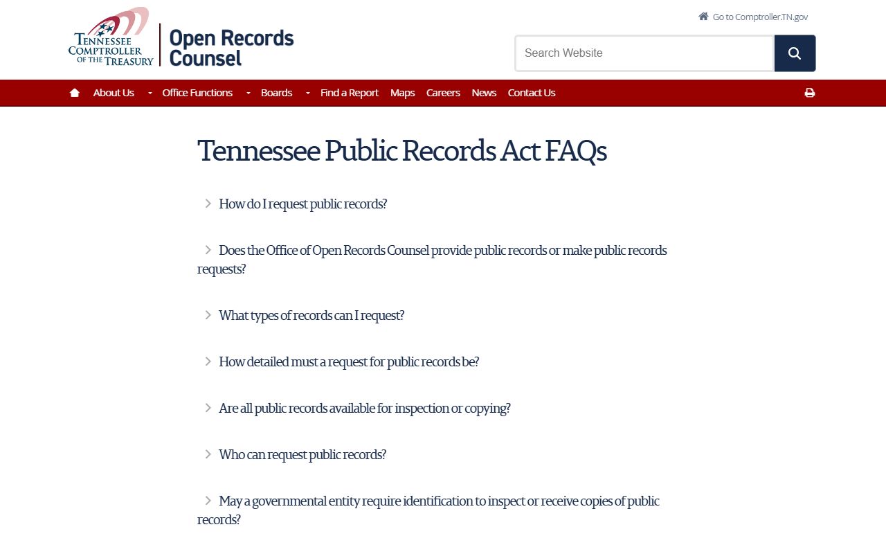 Tennessee Court Docket information from the Tennessee Administrative Office of the Courts